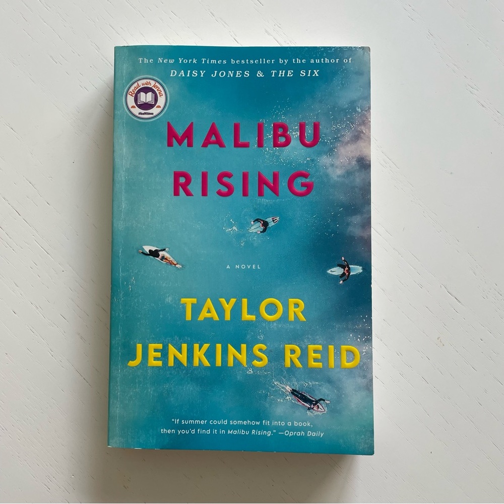 Malibu Rising by Taylor Jenkins Reid - Paperback - Excellent Condition